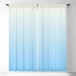 Cloudy Sky celestial abstract illustration Light soft blue pastel shades ombre pattern   Blackout Curtain