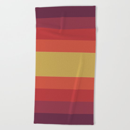 Retro 70's Beach Towel