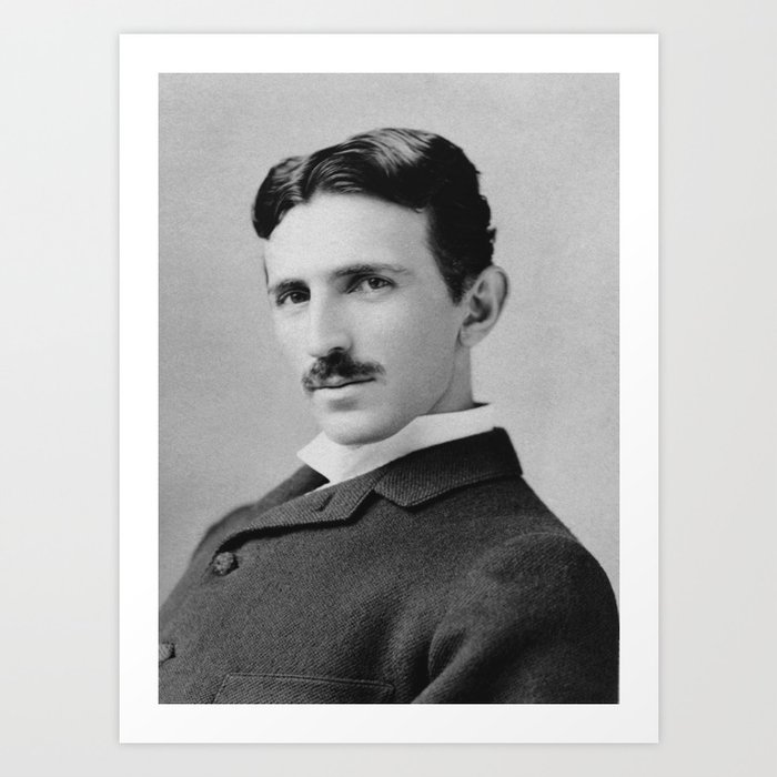 Nikola Tesla Art Print