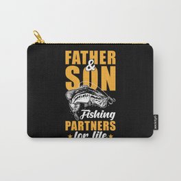 Angler Father And Son Fishing Partners For Life Carry-All Pouch
