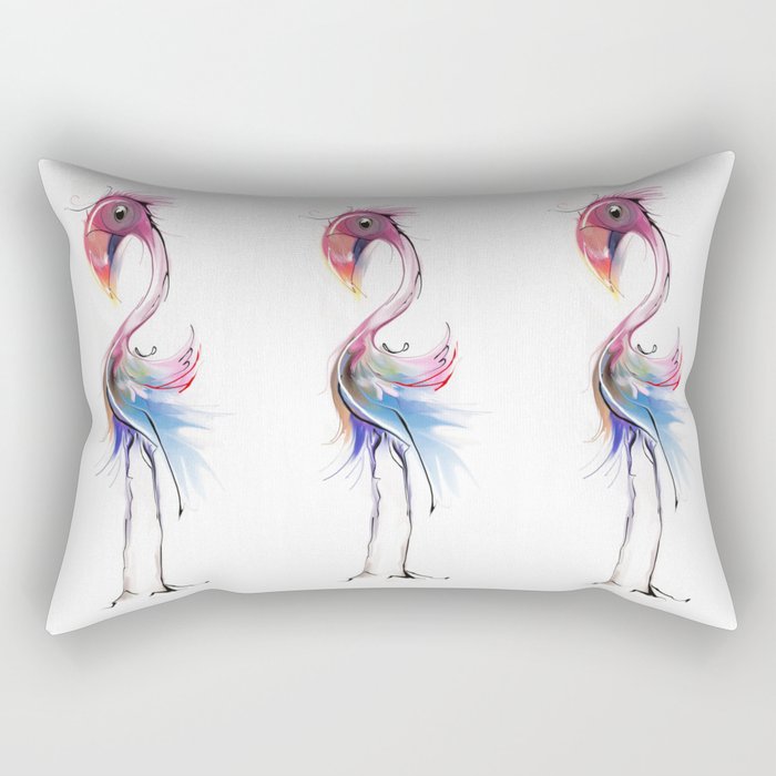 flamingo Rectangular Pillow