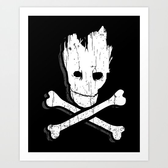 Groot & Bones Art Print