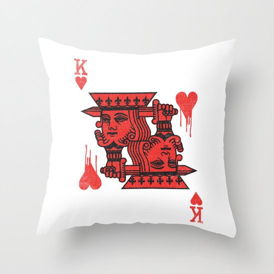 LOVE IS AN OPEN WOUND Throw Pillow