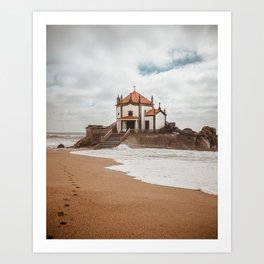 Beach Church Art Print