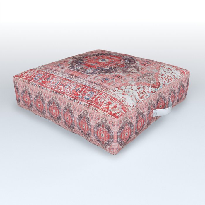 Red Vintage Traditional Berber Oriental Bohemian Moroccan Fabric
