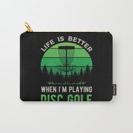 Disc Golf Funny Quote Carry-All Pouch