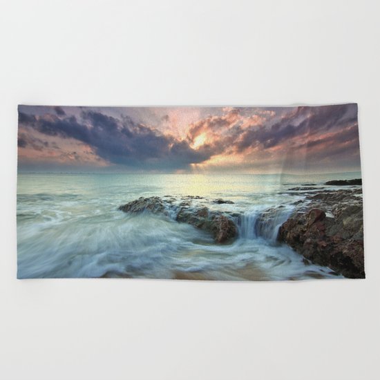 Swept Beach Towel