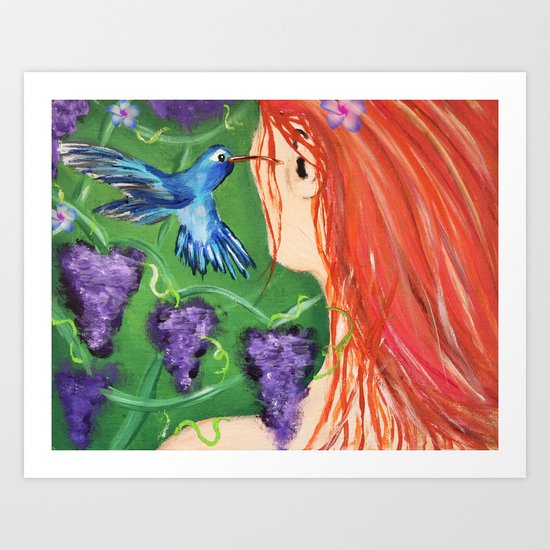 A little bird told me... Art Print