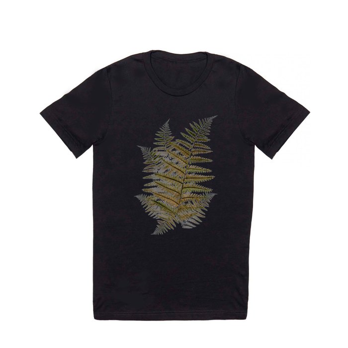 Among the ferns in the forest (military green) T Shirt