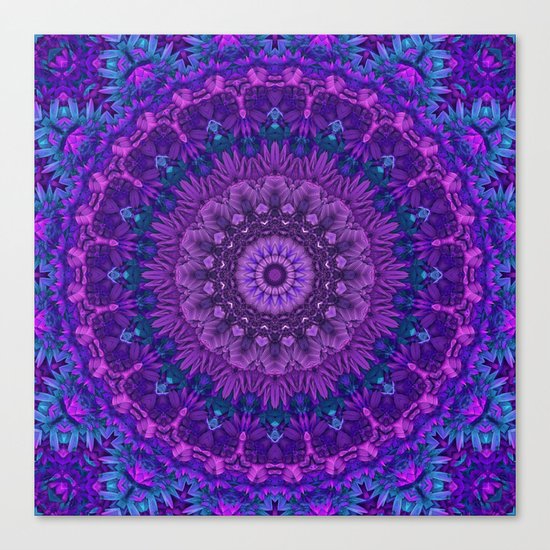 Harmony in Purple Canvas Print