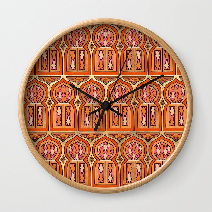 Marrakesh Windows Wall Clock