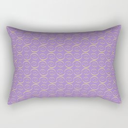 Purple spiral Rectangular Pillow