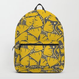 Yellow Ginkgo Biloba Leaves Backpack