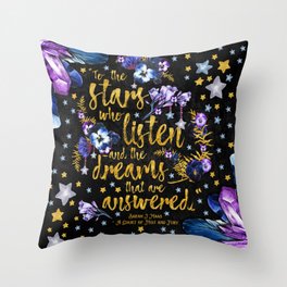 A Court of Mist and Fury - To The Stars Throw Pillow