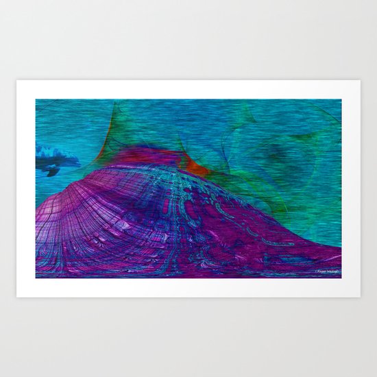 Undersea Exploration Art Print