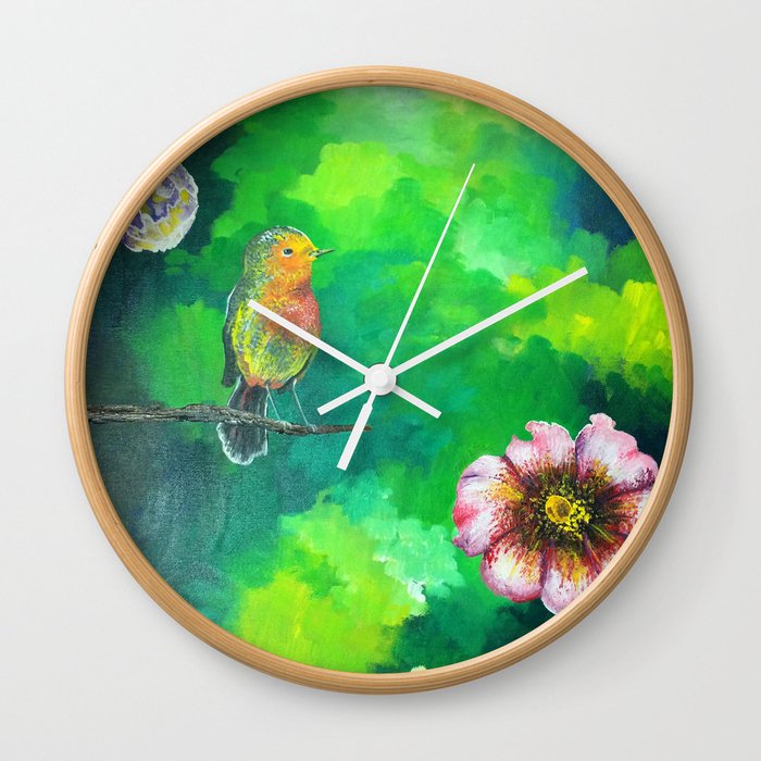 Birdy Dreams Wall Clock