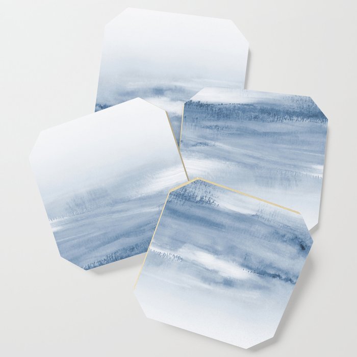 Watercolour Abstract Clouds Coaster