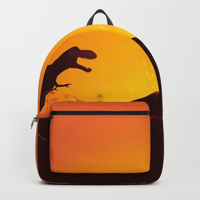 Dinosaurs with volcano  Backpack