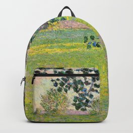 Claude Monet "Paysage de matin" (1888) Backpack