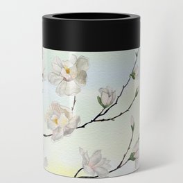 White Magnolia on Sky Background  Can Cooler