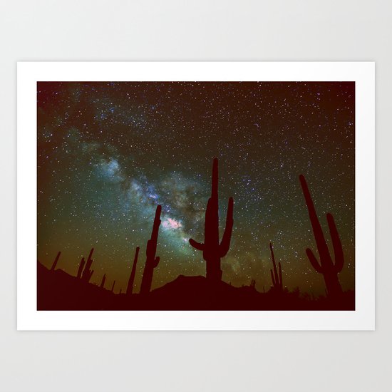 tHe milky way Art Print