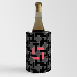 Linked - Coral and Black Wine Chiller