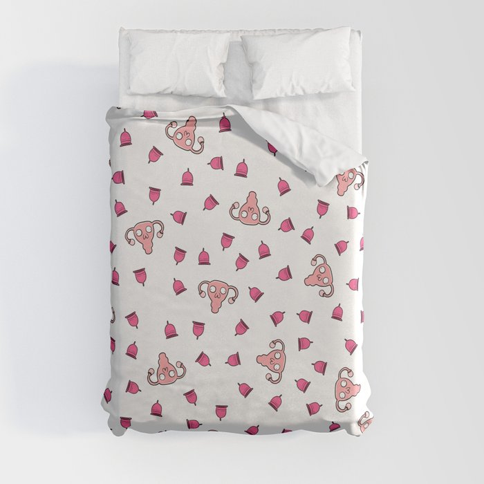 Woman's Pattern Duvet Cover