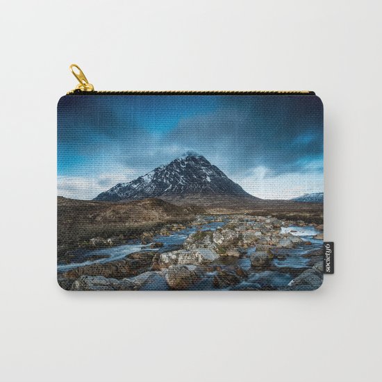 Mountain ice clouds blue Carry-All Pouch