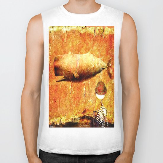 Monsieur Bone et la Baleine Biker Tank