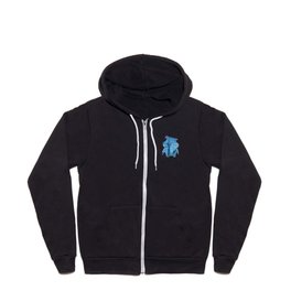 Watercolor Silhouette The Sword In The Stone Archimedes Zip Hoodie