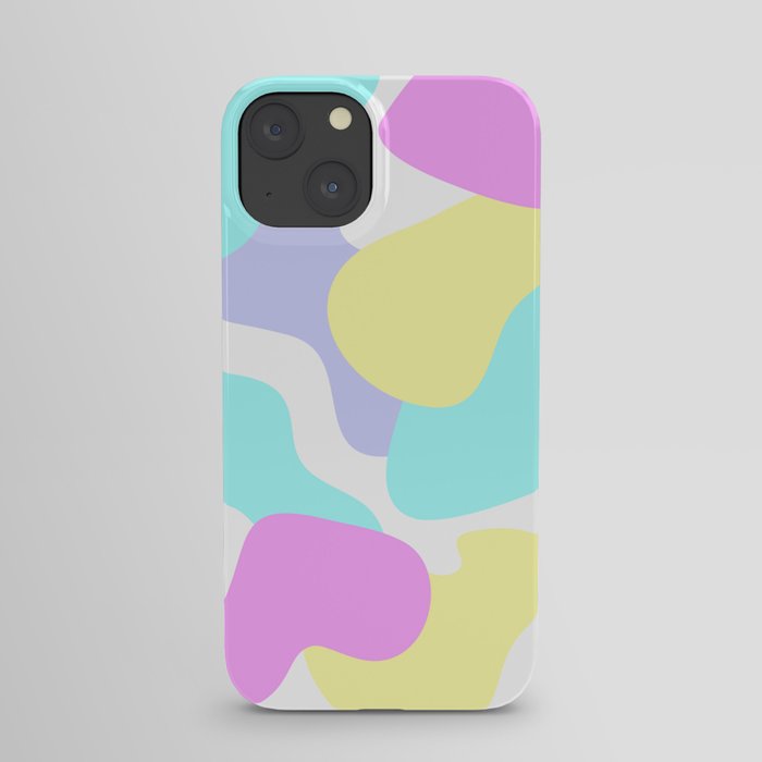 camouflage_80s miami palette iPhone Case