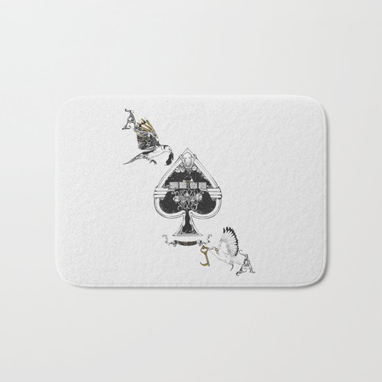 The ace of spades Bath Mat