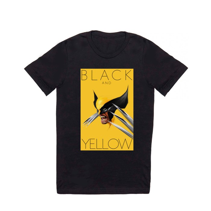 BLACK AND YELLOW T Shirt