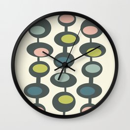 Baubles Mid Century Modern  Wall Clock