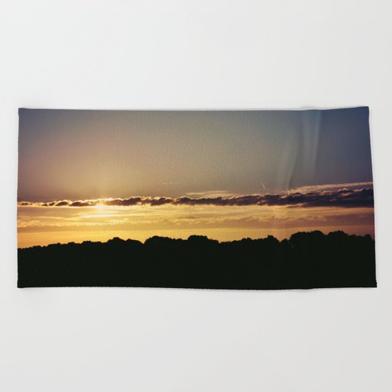 City Sunlight #3 Beach Towel
