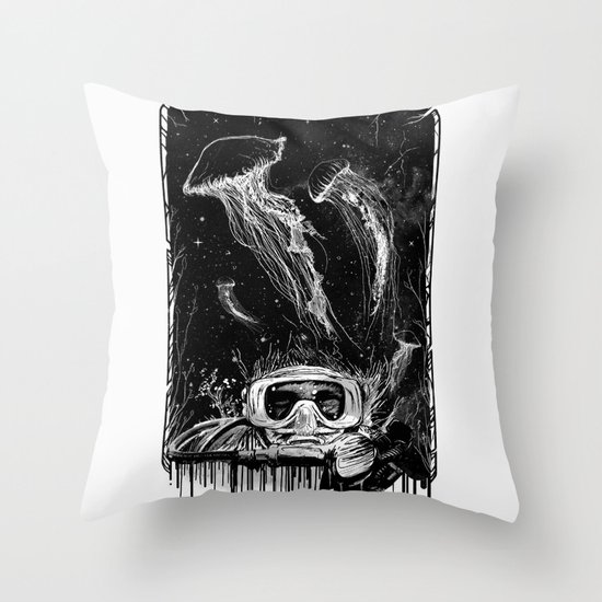 Underwater Vision Throw Pillow