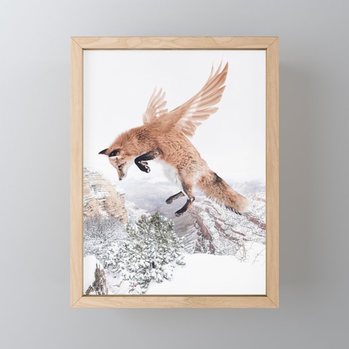 Flying Fox Framed Mini Art Print