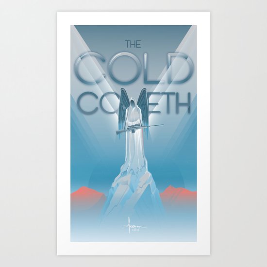 the COLD COMETH 2013 Art Print
