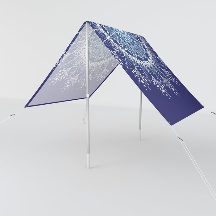 Pretty White Snowflake Sun Shade