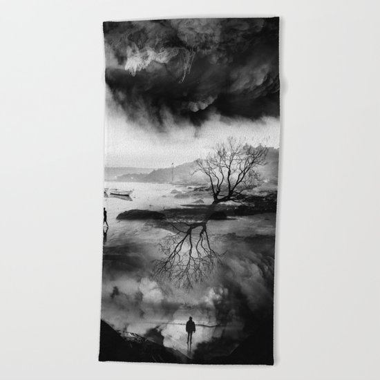 The Fisherman's son who wanted to be a mountaineer! Beach Towel