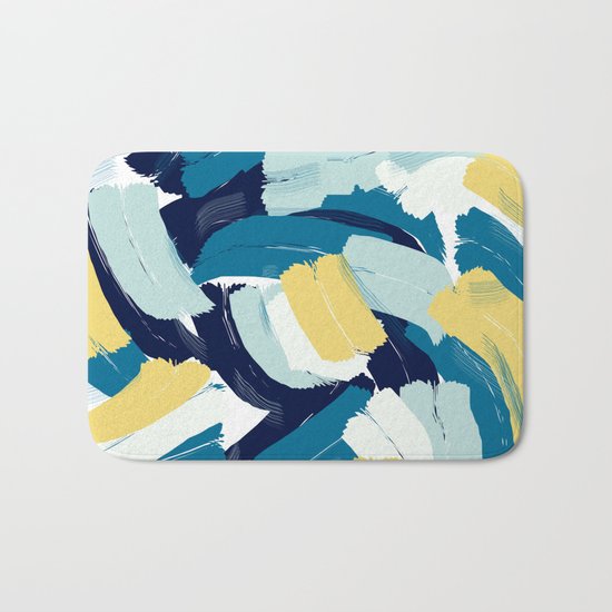 Abstract painting 111 Bath Mat
