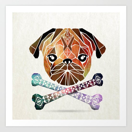 pug Art Print