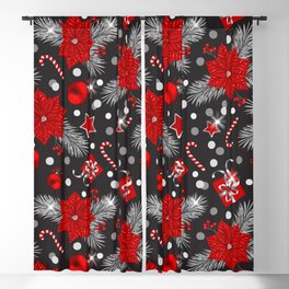 Christmas decoration pattern design Blackout Curtain