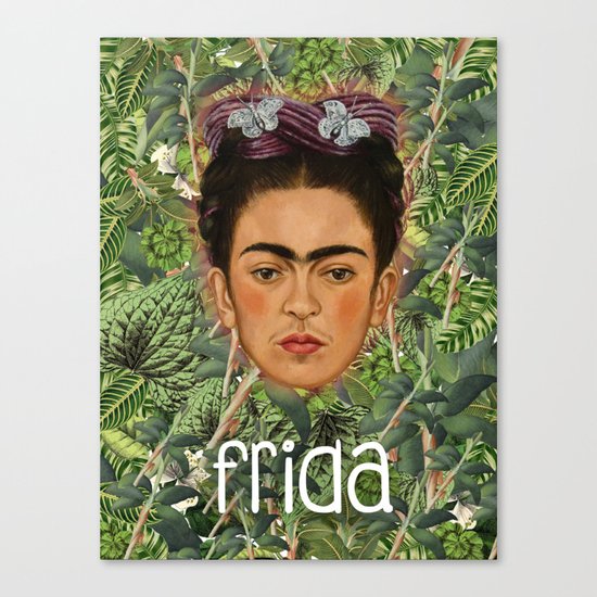 Frida Plantas 001 Canvas Print