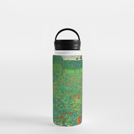 Gustav Klimt "Poppy field Water Bottle