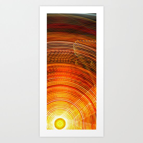 Electric Sun Art Print