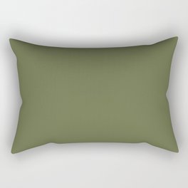 Golfer Green Rectangular Pillow