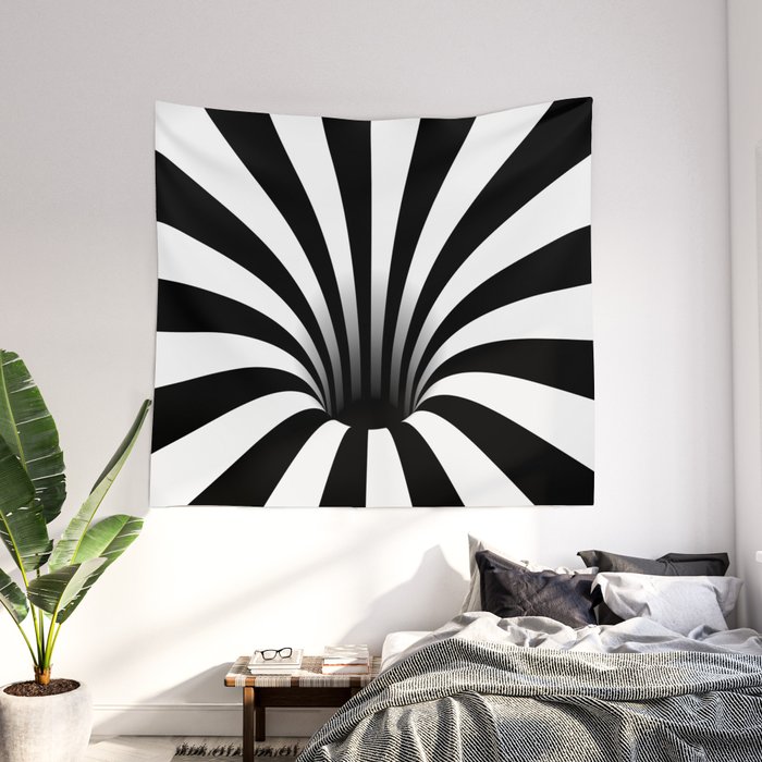 Optical illusion tapestry top
