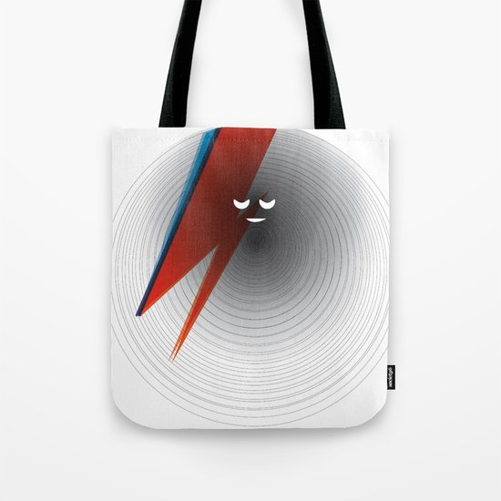 Round Bowie Tote Bag