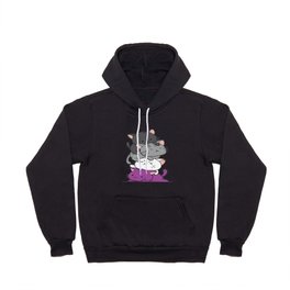 Asexual Pride Cats Anime - Ace Pride Cute Kitten Stack Hoody